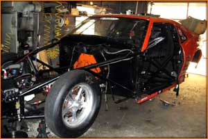 The Stanley And Weiss Camaro Pro Mod Under Construction In The Shop for 2010