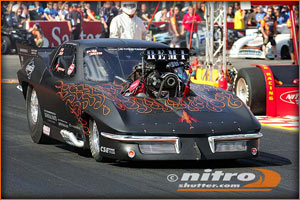 Marcus Hilt Trouble Racing Corvette Pro Mod Getting ready to rock and roll!